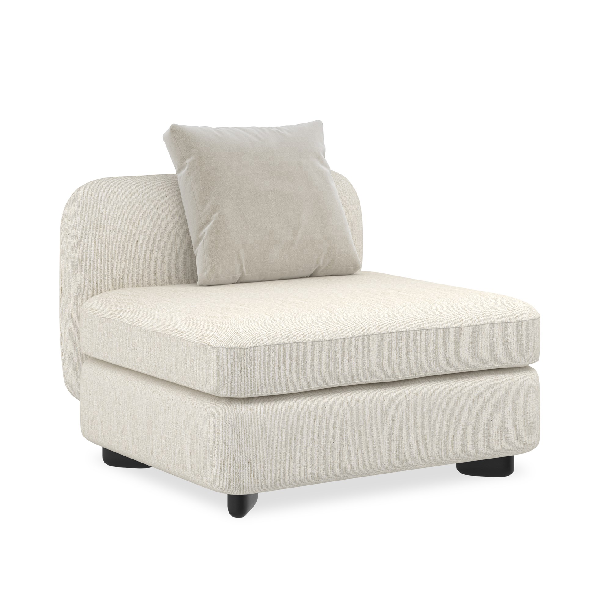 Lumi Armless Chair by Caracole – Sleek and contemporary chair for stylish spaces.
