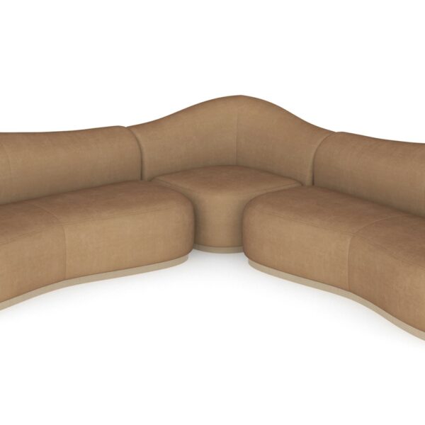 Luxurious Kalahari 3PC sectional by Caracole. Modern Italian elegance in Troy Michigan.