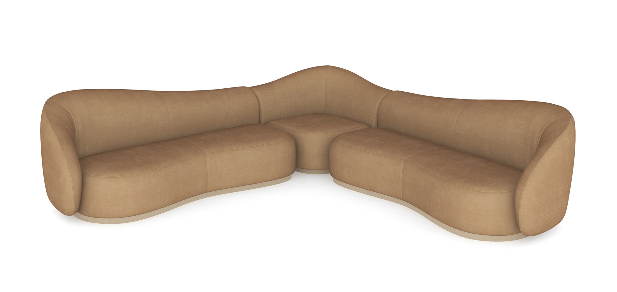 Luxurious Kalahari 3PC sectional by Caracole. Modern Italian elegance in Troy Michigan.