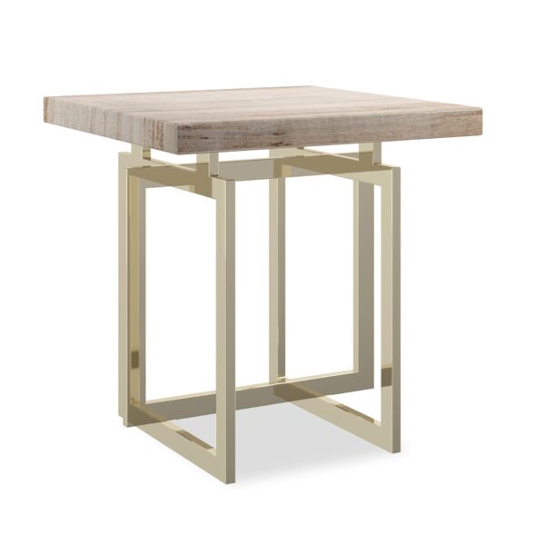 Wish You Were Here End Table by Caracole with modern elegance.