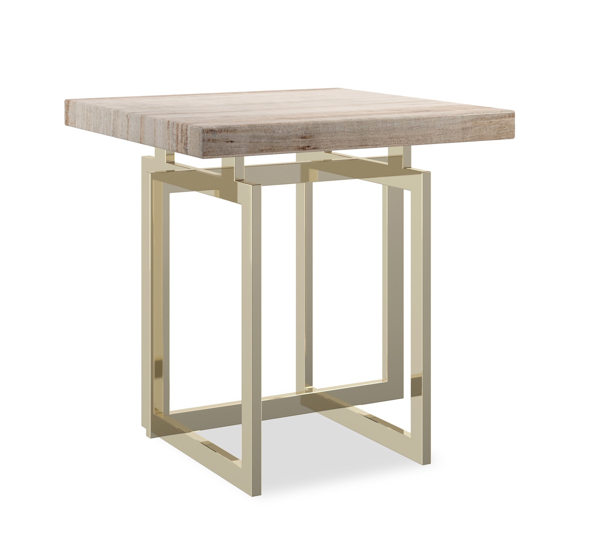 Wish You Were Here End Table by Caracole with modern elegance.