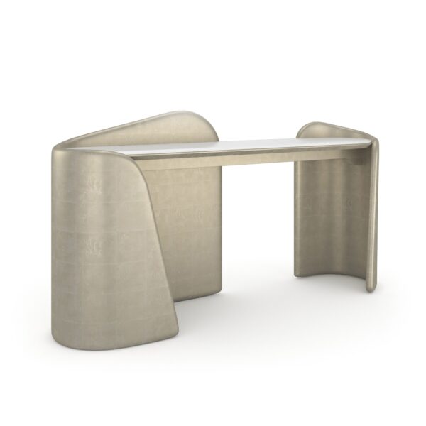 Bauble Console by Caracole with a chic, modern design.