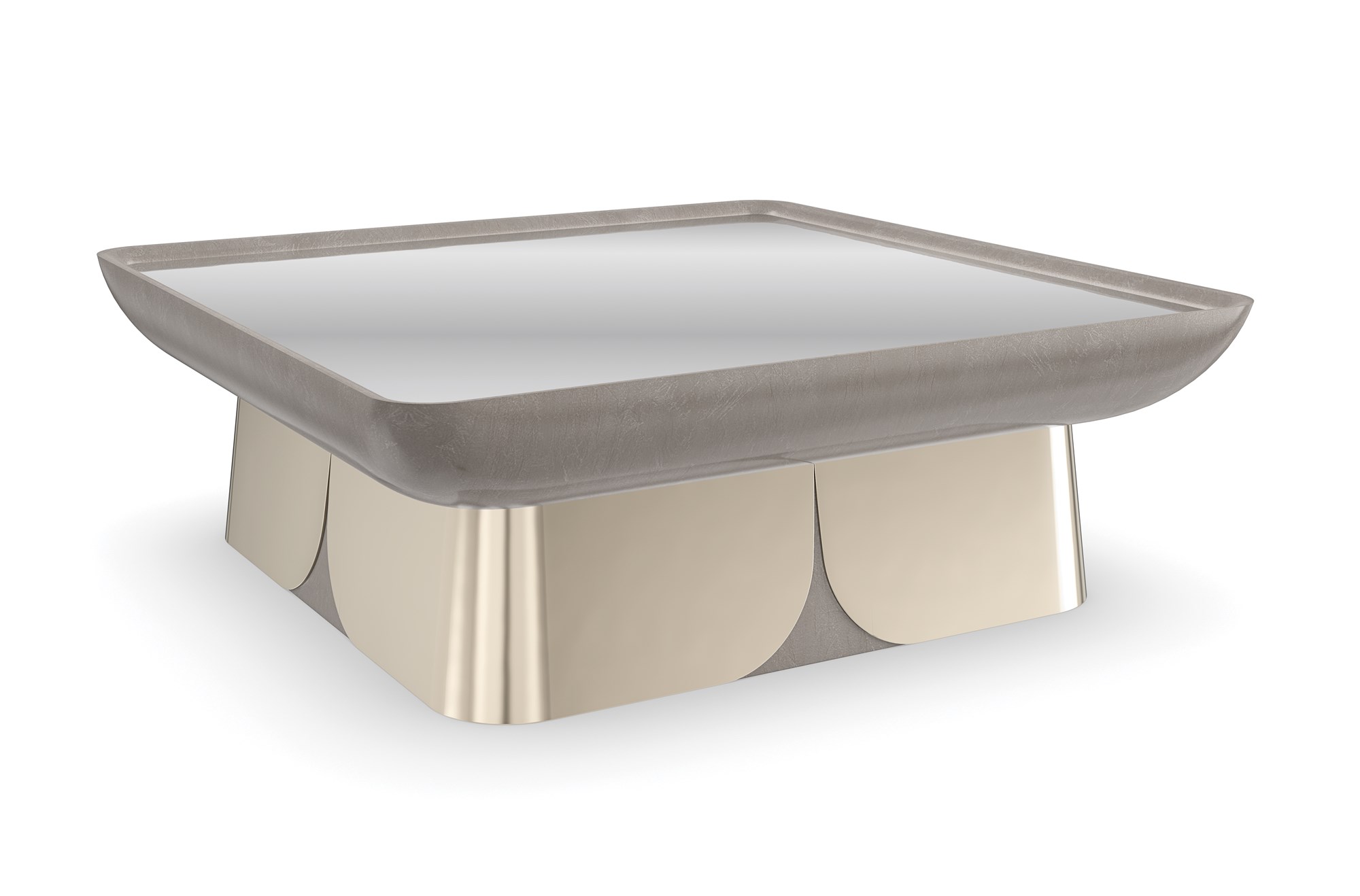 Zenith Cocktail Table by Caracole with a sleek, contemporary design.
