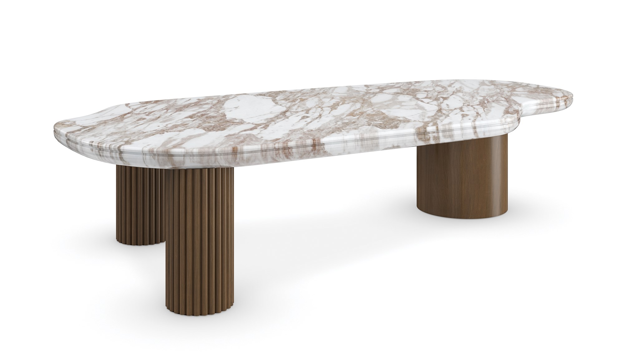 Seychelles Cocktail Table by Caracole with an elegant, tropical-inspired design.