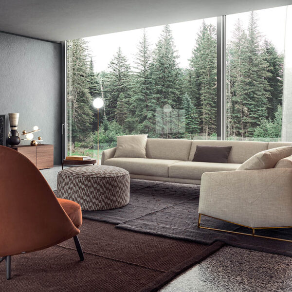 “Asolo by Pianca modern Italian chair – elegant design with upholstered seat and backrest”
