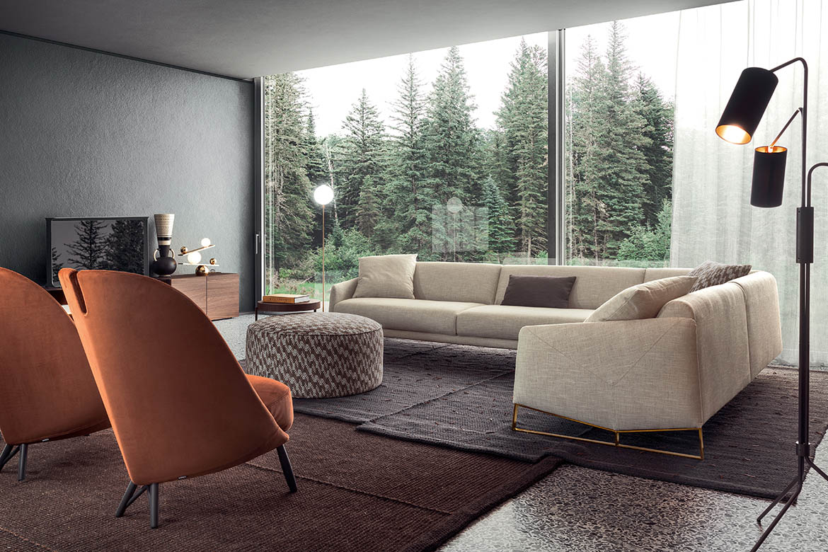 “Asolo by Pianca modern Italian chair – elegant design with upholstered seat and backrest”