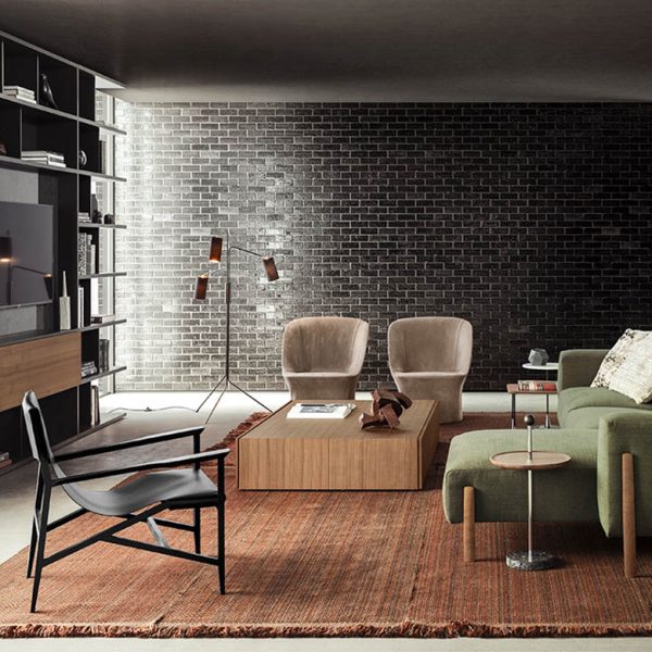 “Isotta by Pianca modern Italian armchair – elegant design with plush upholstery and sleek frame”