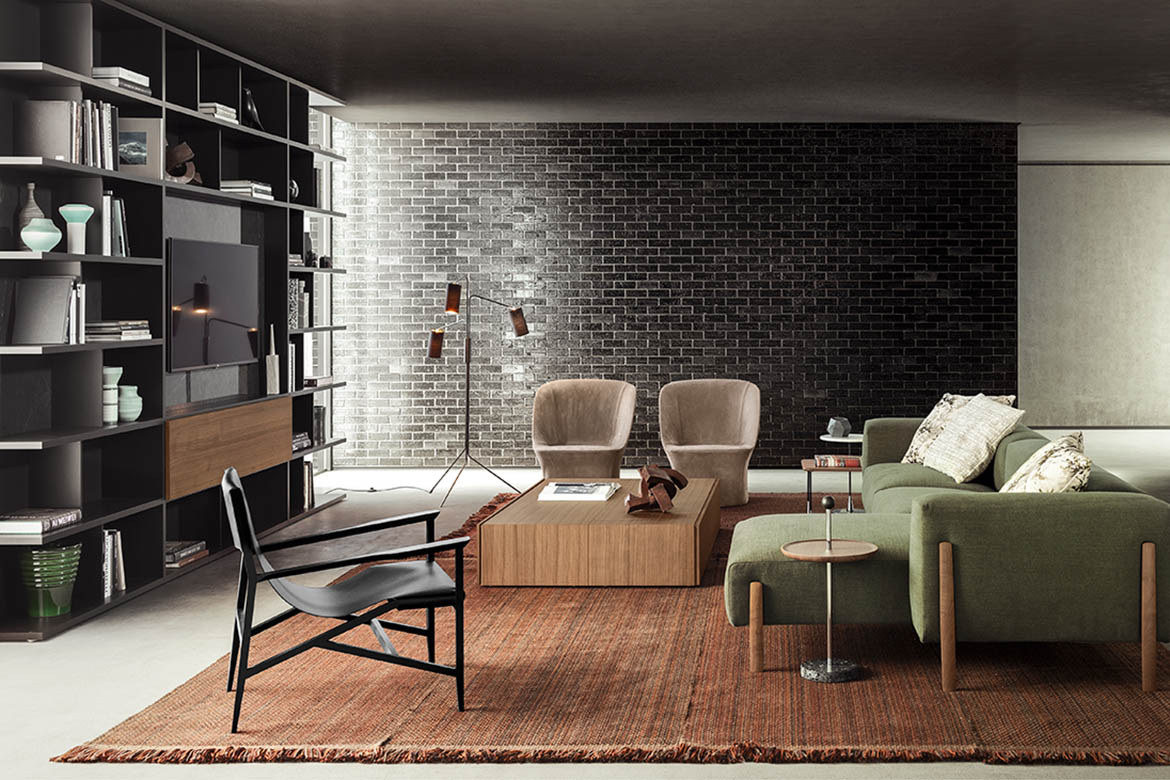“Isotta by Pianca modern Italian armchair – elegant design with plush upholstery and sleek frame”