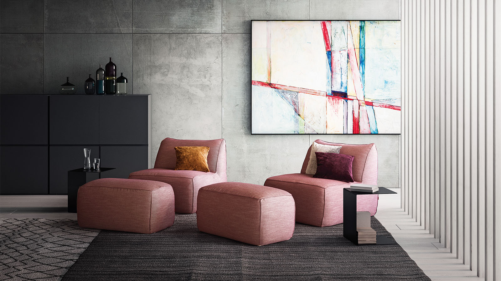“Eden by Pianca modern Italian sofa – elegant design with plush cushions and refined upholstery”
