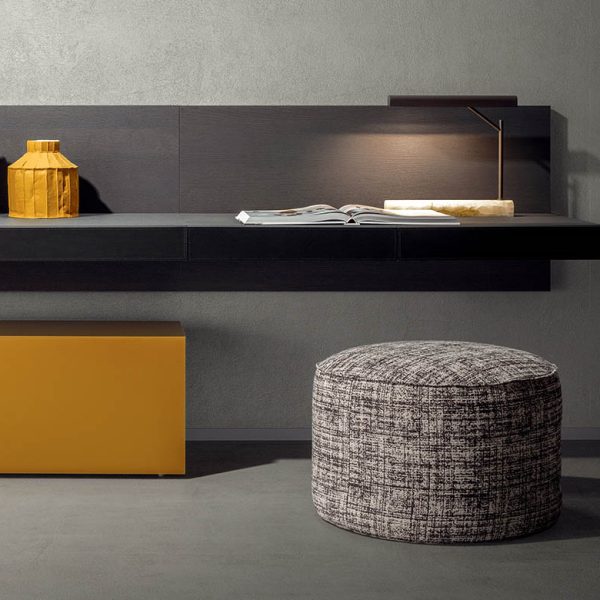 “Eden bed by Pianca – modern Italian upholstered bed with minimalist headboard design”