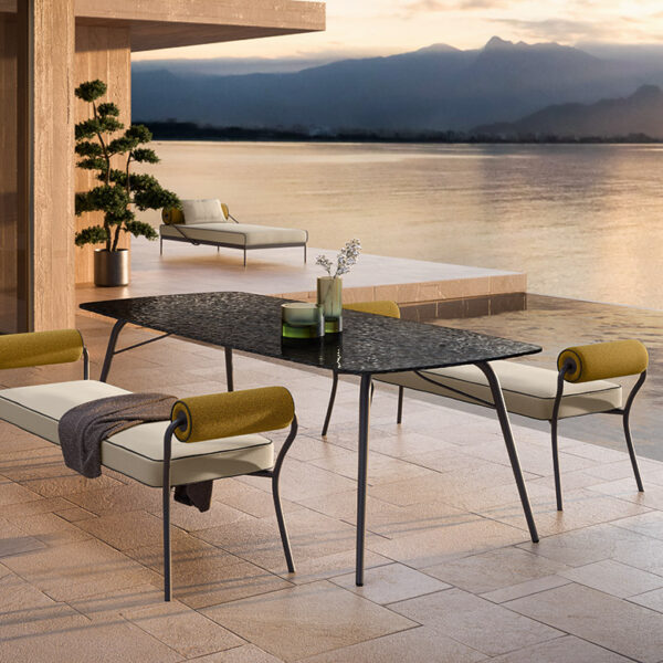 “Levante Out by Pianca modern Italian outdoor sofa – elegant weather-resistant design for terraces and patios”