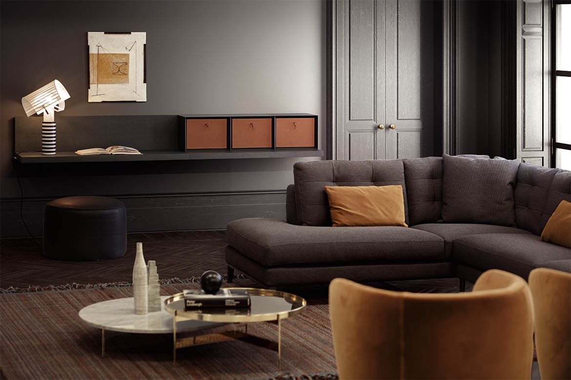 “Elle Console by Pianca – modern Italian console table with sleek minimalist design and metal legs”