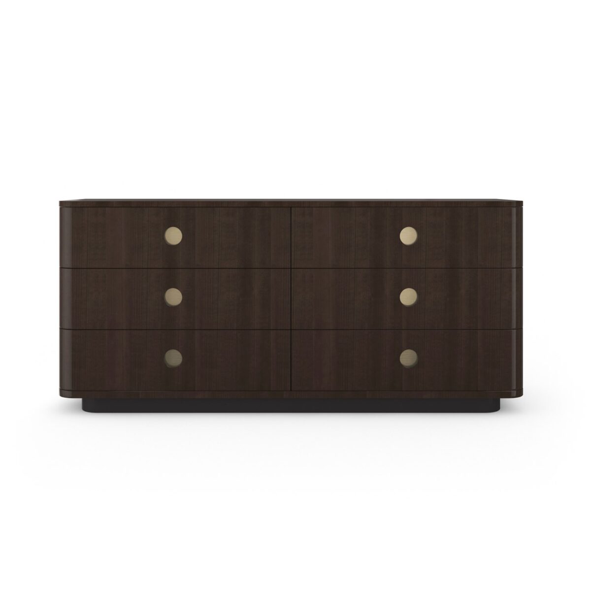 Caracole BACHELOR Dresser, featuring a compact yet functional design with multiple drawers and a sophisticated finish.