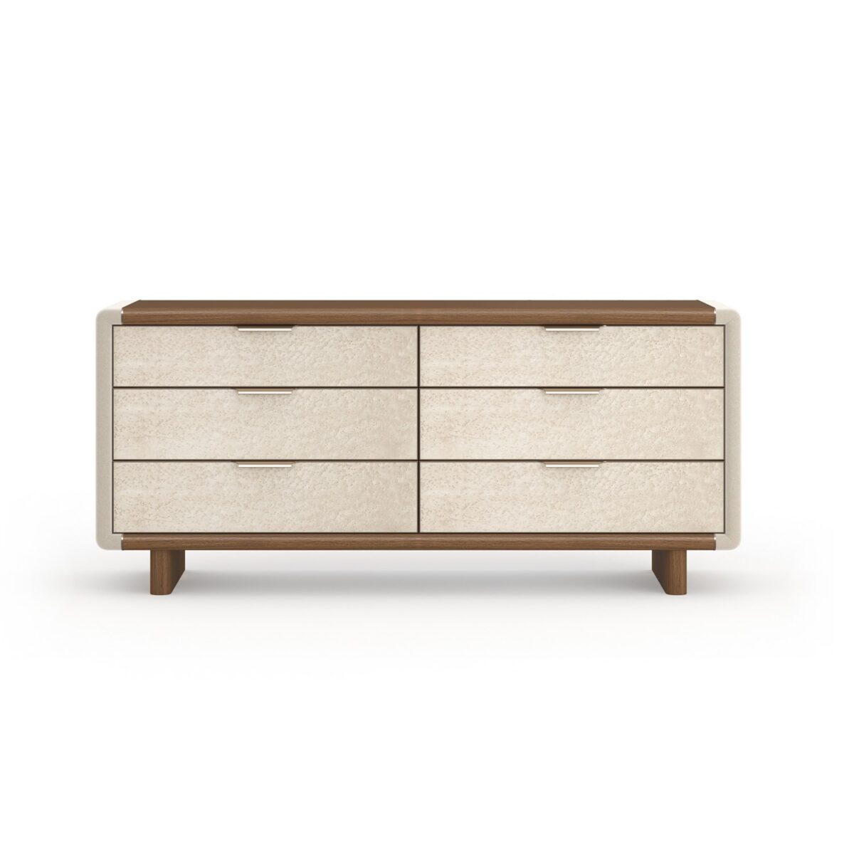 Caracole BOTERO Dresser, featuring a sleek, streamlined silhouette with multiple drawers, offering ample storage with understated elegance.