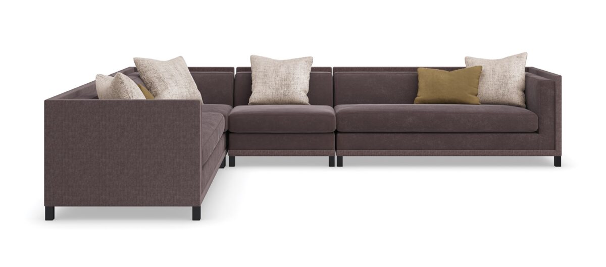 The Tuxedo Armless Chair by Caracole (SKU: UPH-423-AS1-A) is a sophisticated and versatile piece from the Caracole Upholstery collection. Designed as part of a modular sectional, it offers both style and functionality, making it an excellent choice for modern living spaces.