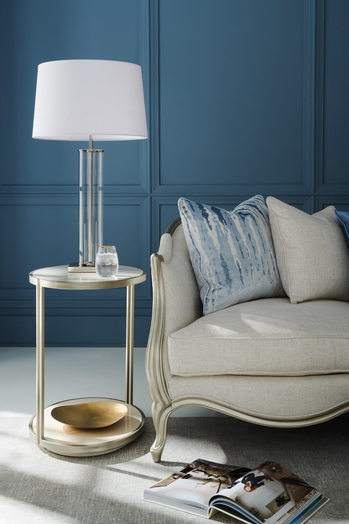 "Inviting and elegant Special Invitation Sofa by Caracole, offering luxurious upholstery and a refined design that adds sophistication and comfort to any living room."