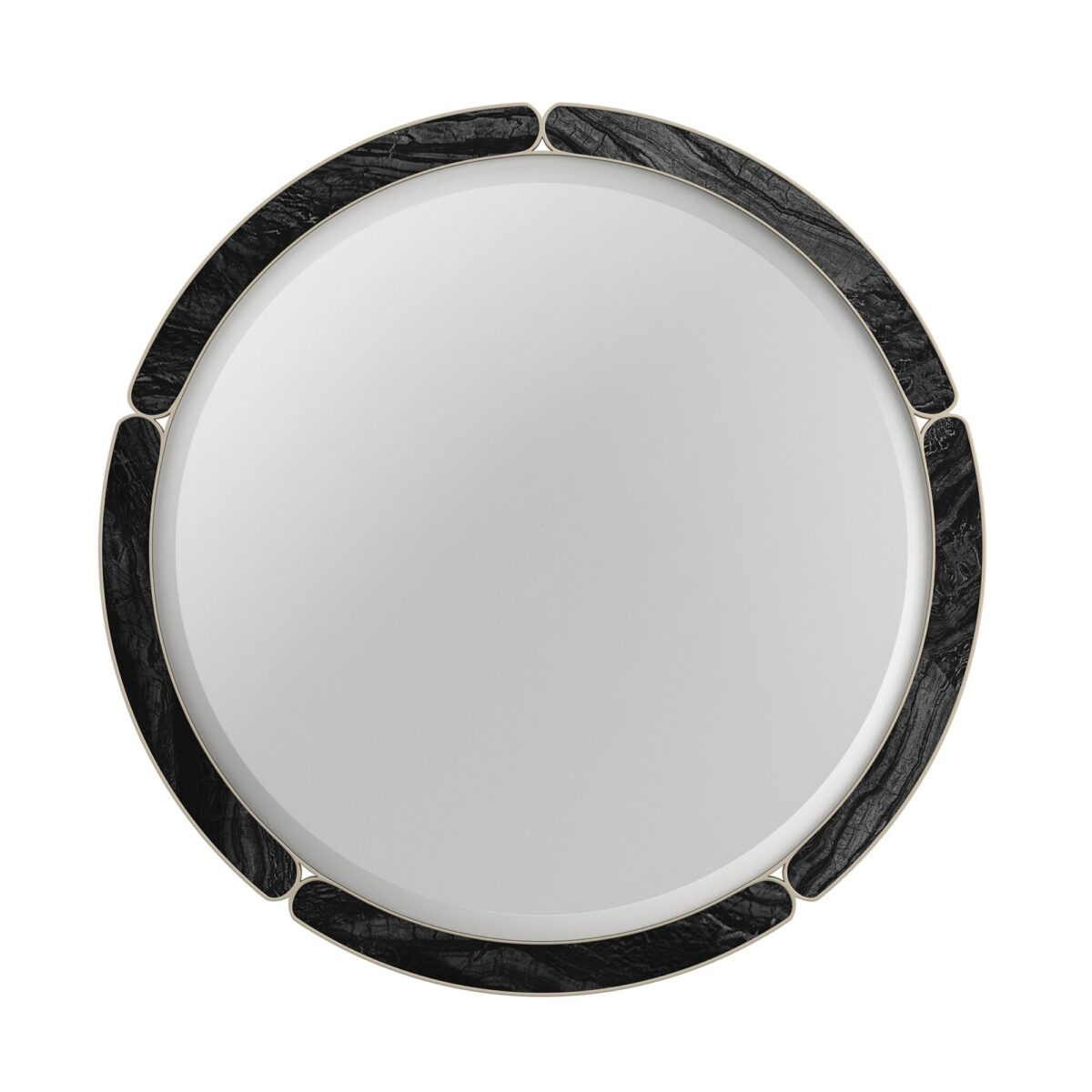 "Stylish and refined Cabochon Mirror by Caracole, featuring an elegant design with intricate detailing that enhances any modern or classic interior."