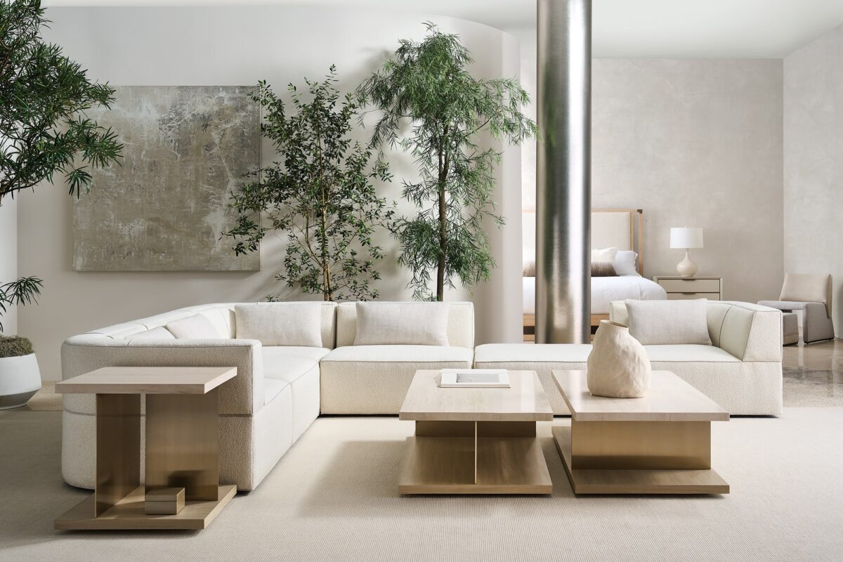 Enhance your decor with the Marbella Armless Chair by Caracole, offering a sleek design and sophisticated charm for any room.