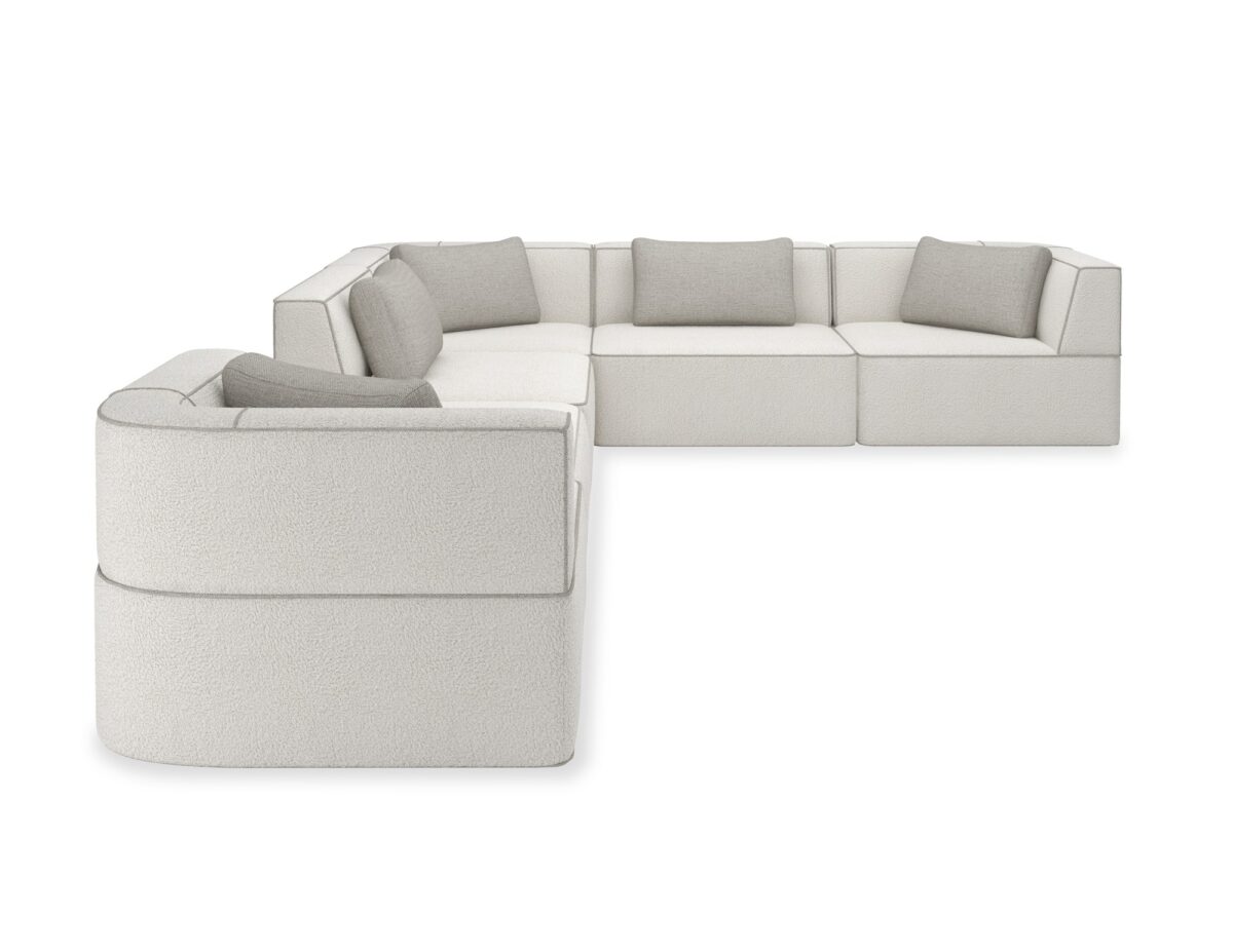 Complete your sectional with the Marbella Corner Wedge by Caracole, a stylish and refined piece that adds balance and beauty to your space.