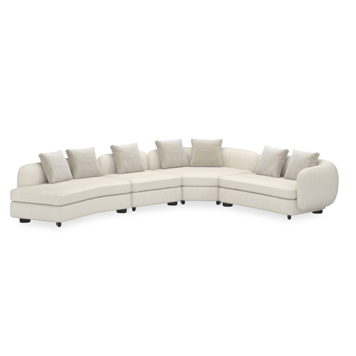 Lumi LAF Chaise UPH-424-LH2-A by Caracole – Modern, luxurious chaise for sophisticated living rooms.