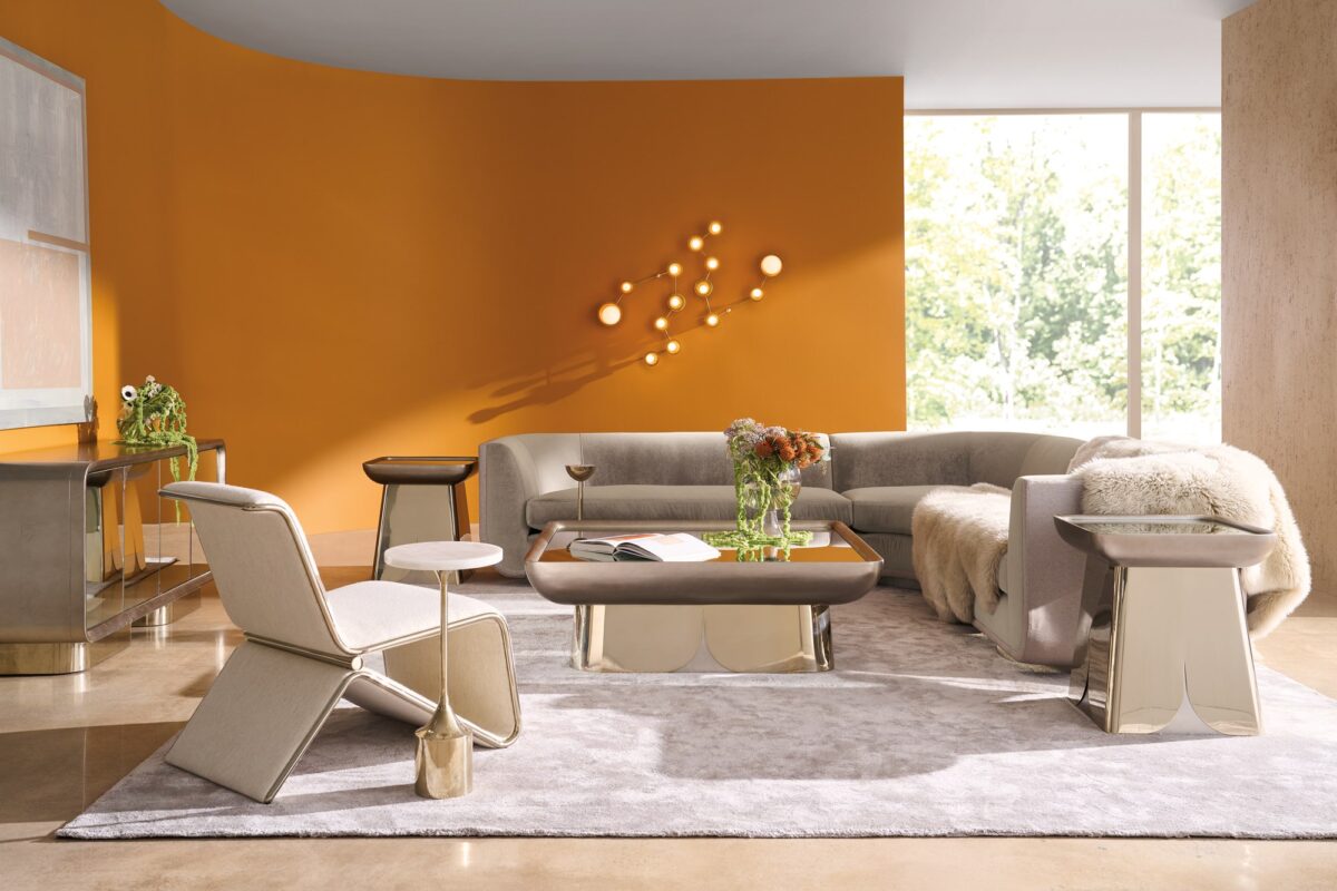 Zenith End Table by Caracole with sleek modern design.