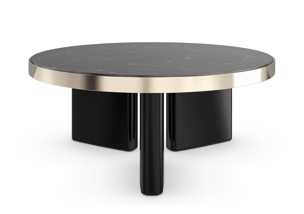 Umbra Large Cocktail Table by Caracole with a modern, elegant design.