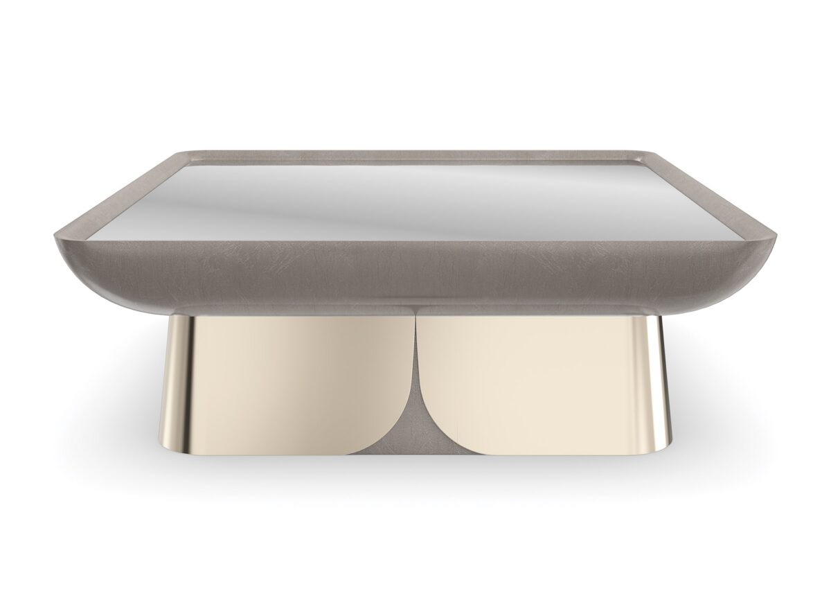 Zenith Cocktail Table by Caracole with a sleek, contemporary design.