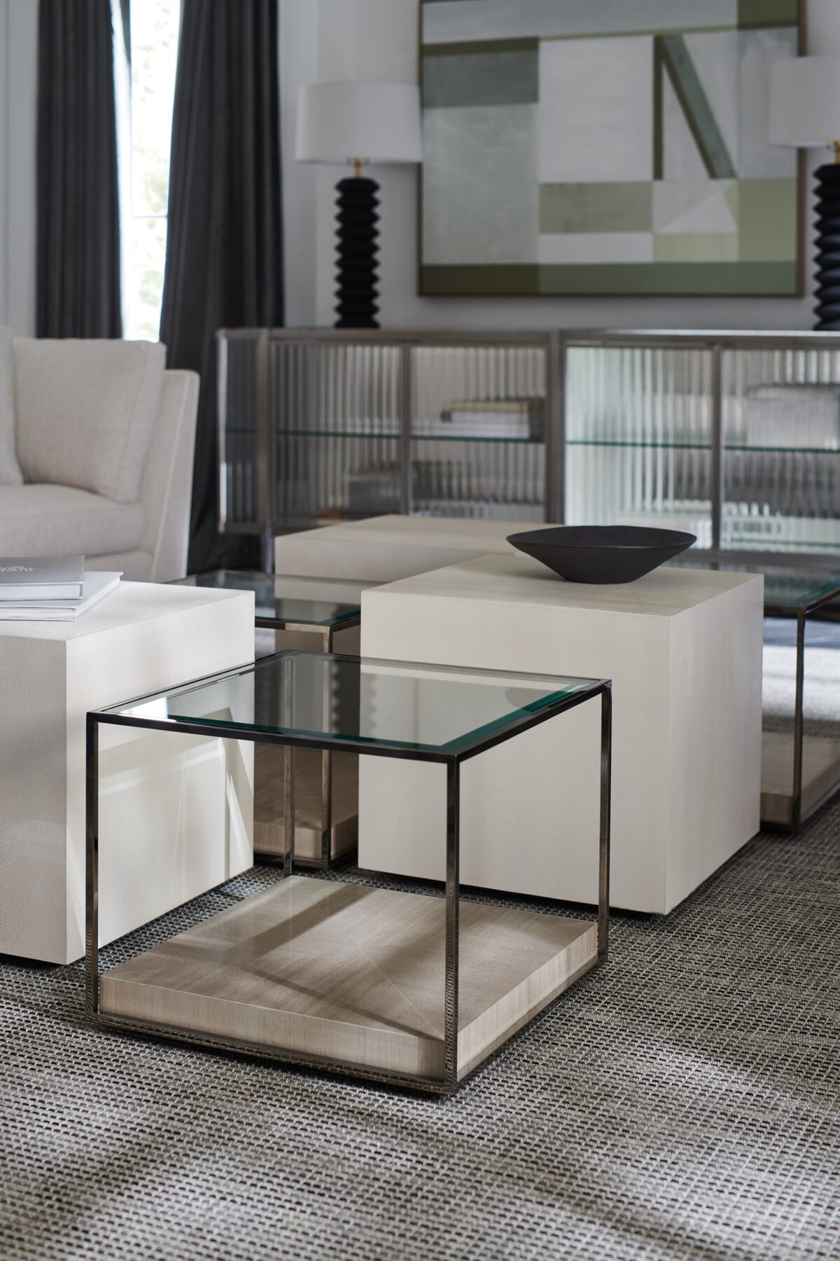 Solid Ground by Caracole with a sturdy, modern design.