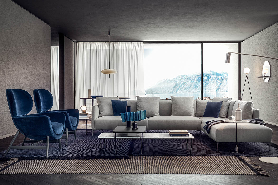 “Contemporary lounge chair – Volo by Pianca featuring elegant curves and refined craftsmanship”