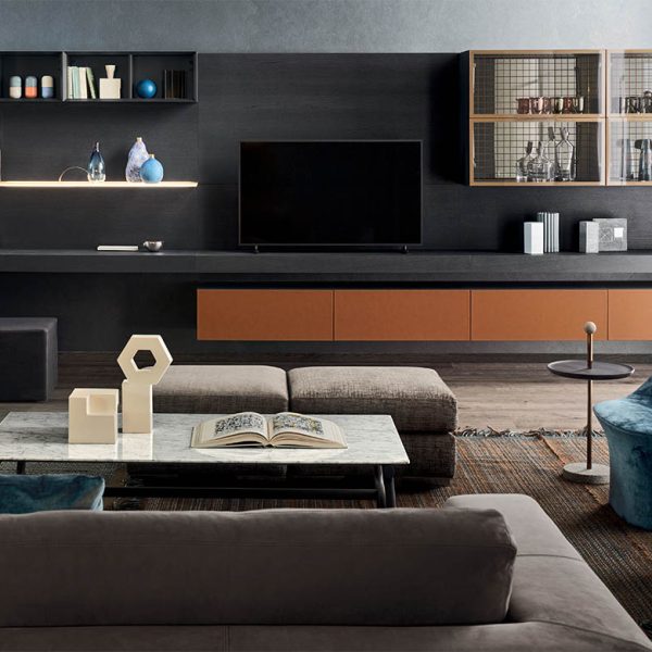 “People by Pianca modern Italian wardrobe system – sleek minimalist design in lacquered finish”