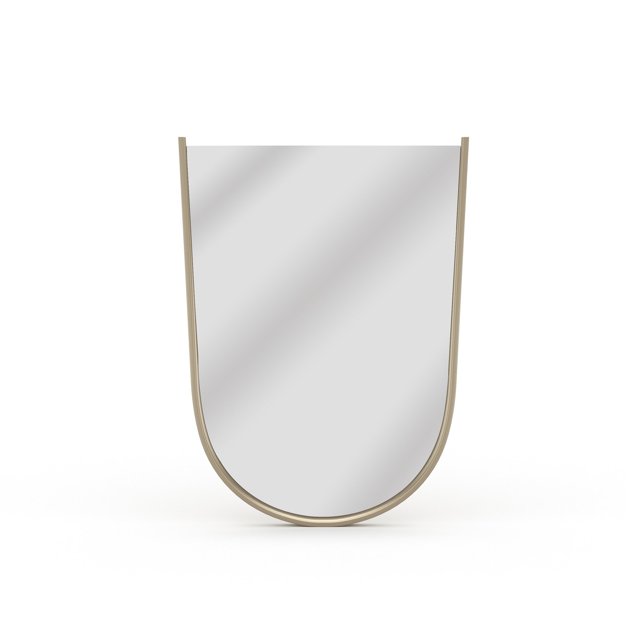 "Elegant and modern Oblique Mirror by Caracole, featuring a sleek, geometric design with luxurious finishes that add sophistication to any room."