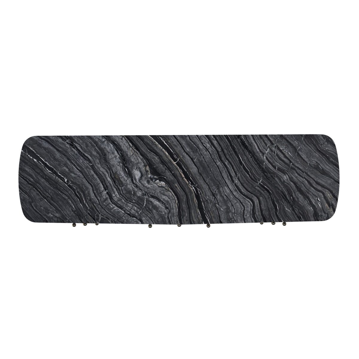 Caracole CABOCHON Dresser, featuring a unique, multi-faceted or sculpted drawer front design, creating a distinctive textural and visual effect.