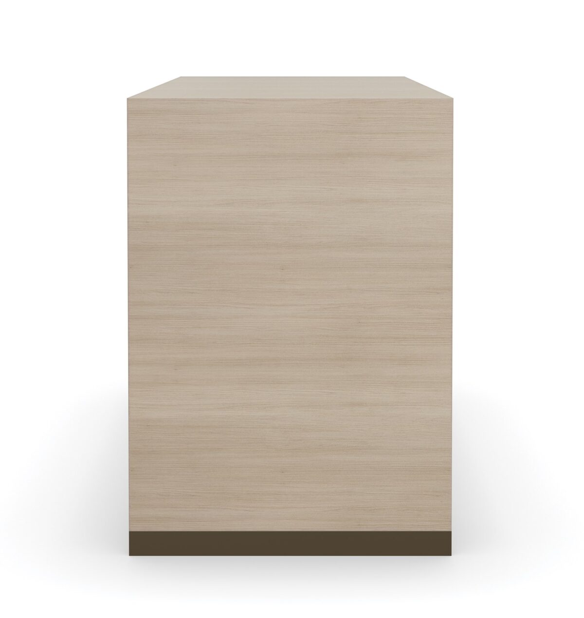 Caracole HANG UP Large Nightstand, featuring a sleek design with a subtle recessed base that creates a floating effect, offering ample bedside storage.