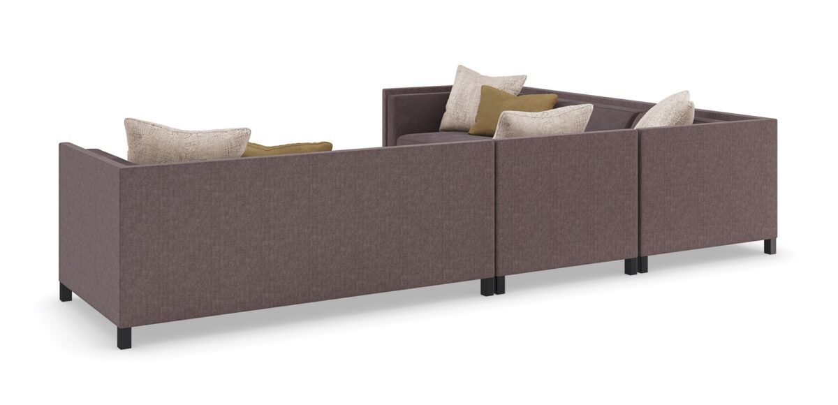 The Tuxedo Armless Chair by Caracole (SKU: UPH-423-AS1-A) is a sophisticated and versatile piece from the Caracole Upholstery collection. Designed as part of a modular sectional, it offers both style and functionality, making it an excellent choice for modern living spaces.