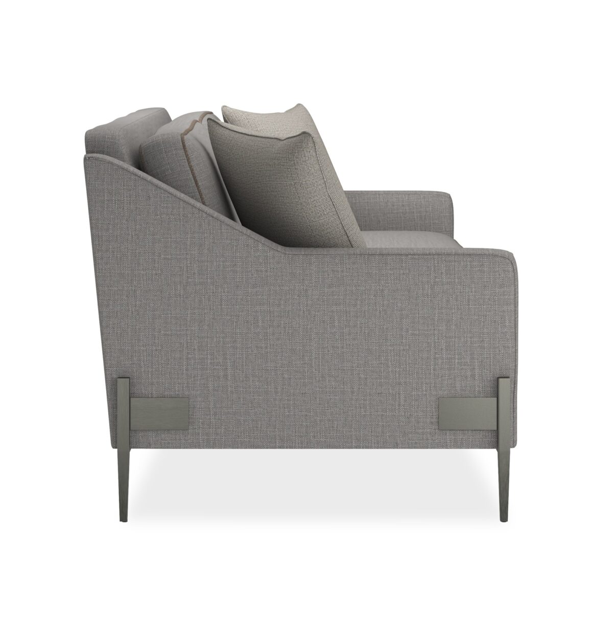 "Modern 85 Remix Sofa by Caracole, featuring clean lines, luxurious upholstery, and contemporary design, perfect for sophisticated living rooms."