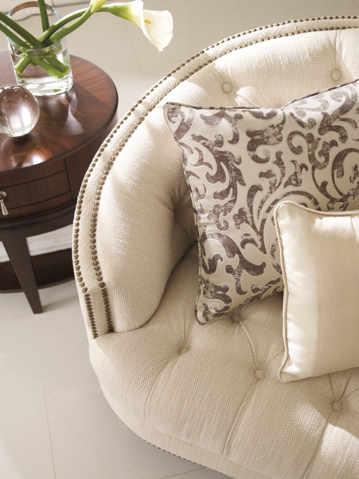 "Timeless and sophisticated CLASSIC ELEGANCE collection by Caracole, offering refined furniture pieces with luxurious finishes and classic modern design."