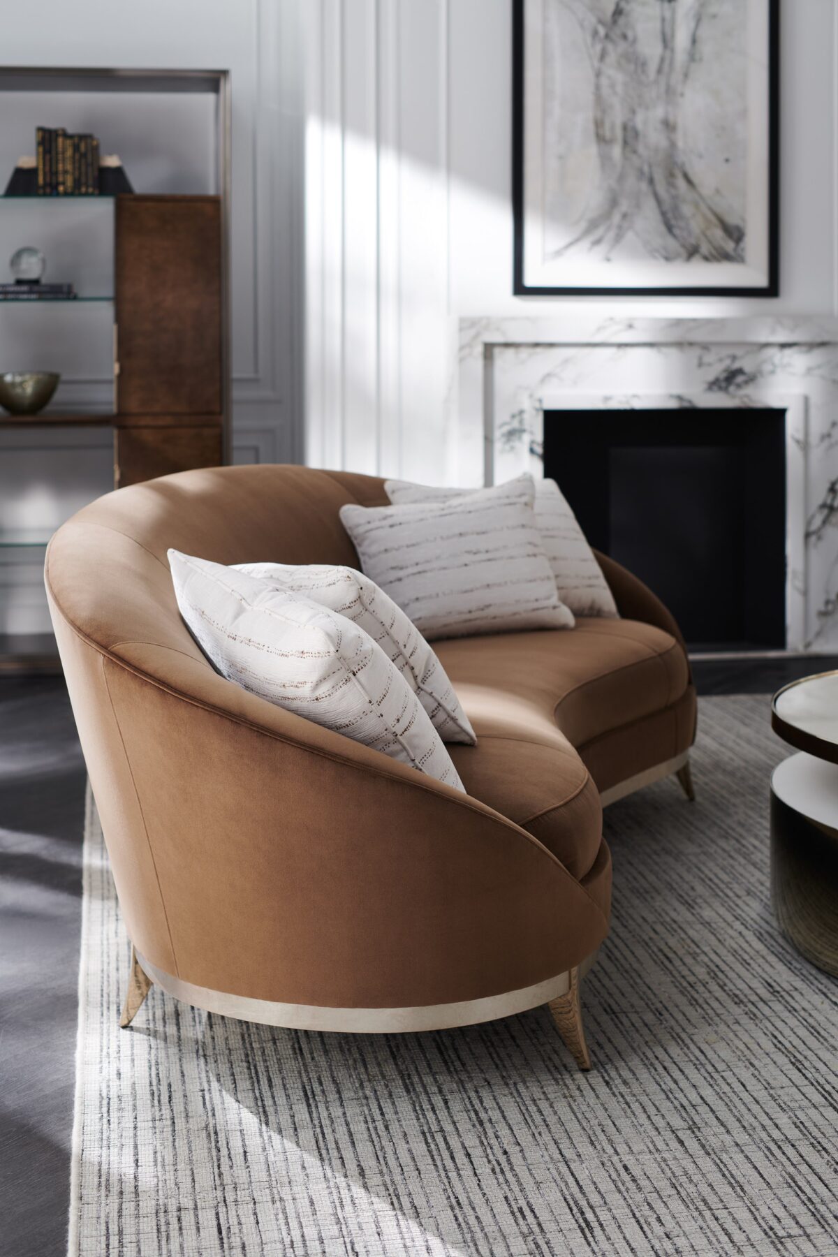 "Bold and elegant Main Event collection by Caracole, offering luxurious furniture with a striking design that makes a statement in any modern living space."