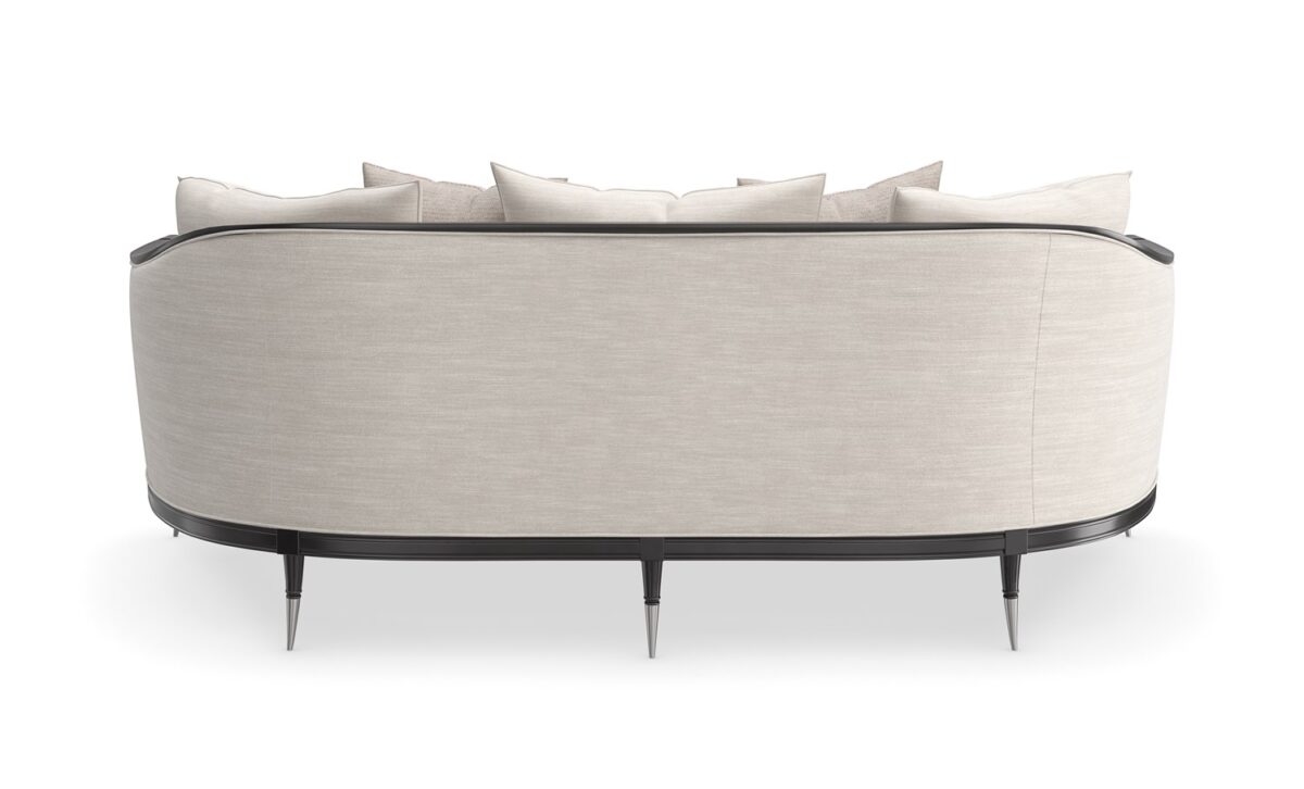 "Chic and bold Splash of Flash Sofa by Caracole, featuring eye-catching design elements and luxurious upholstery to make a stylish statement in any modern space."
