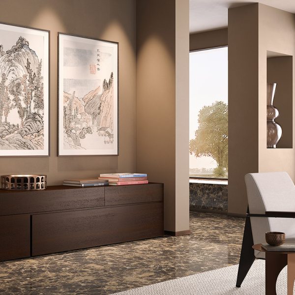 “Quadra by Pianca modern Italian sideboard – clean lines with square geometric design”