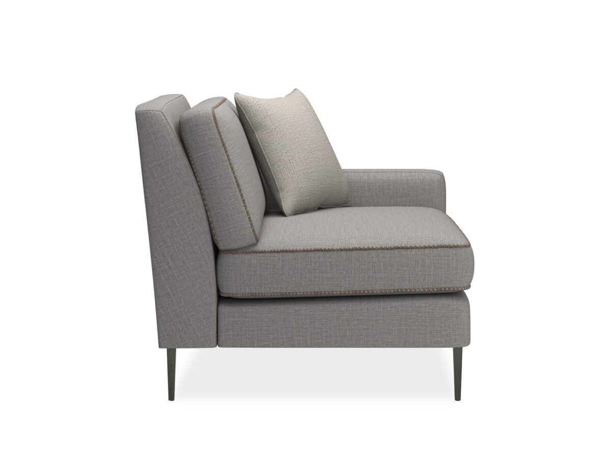 Stylish Remix Right Arm Chair by Caracole, perfect for upscale living rooms.