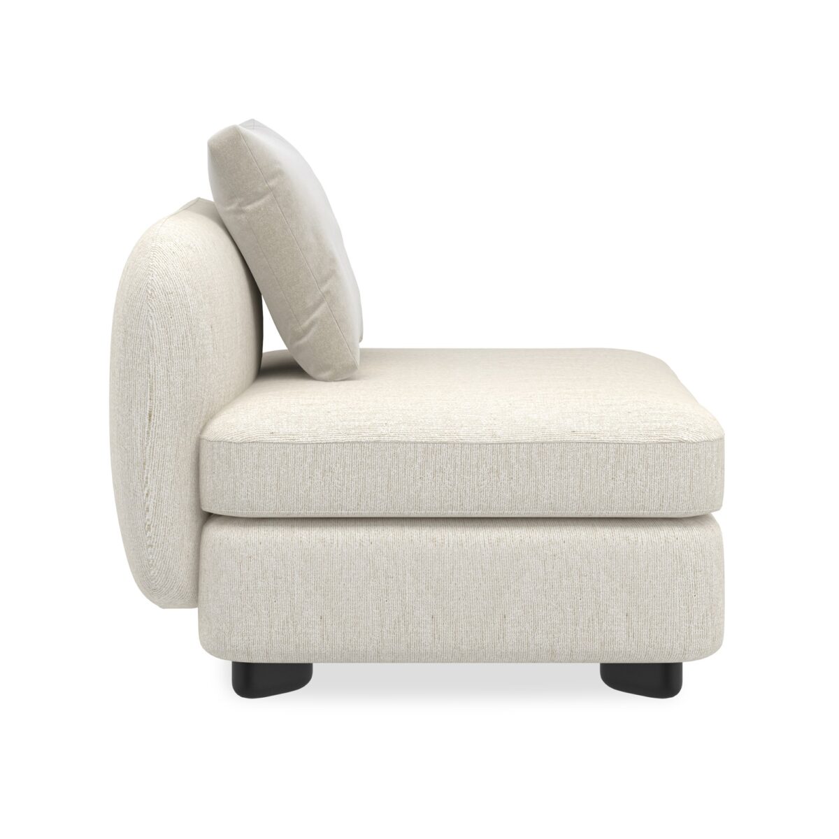Lumi Armless Chair by Caracole – Sleek and contemporary chair for stylish spaces.
