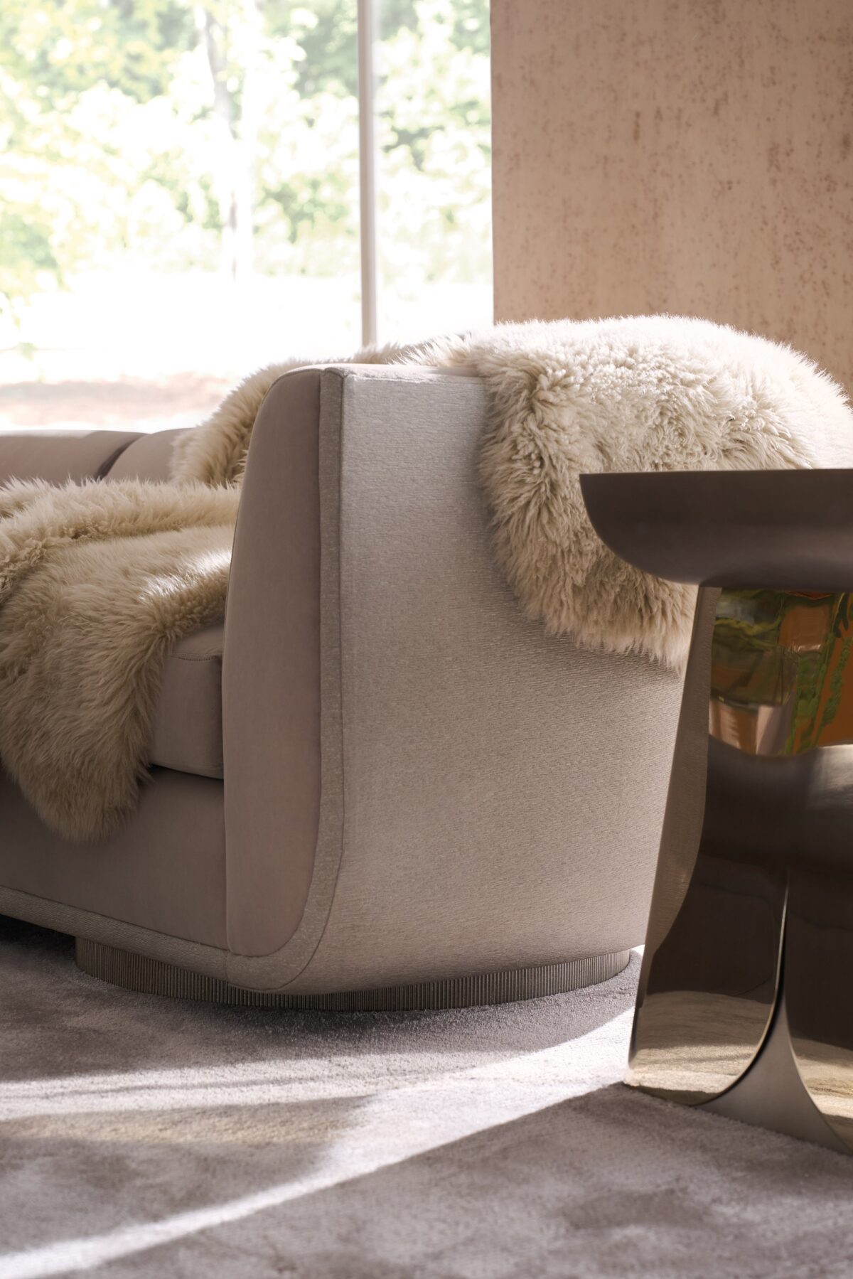 Zenith End Table by Caracole with sleek modern design.