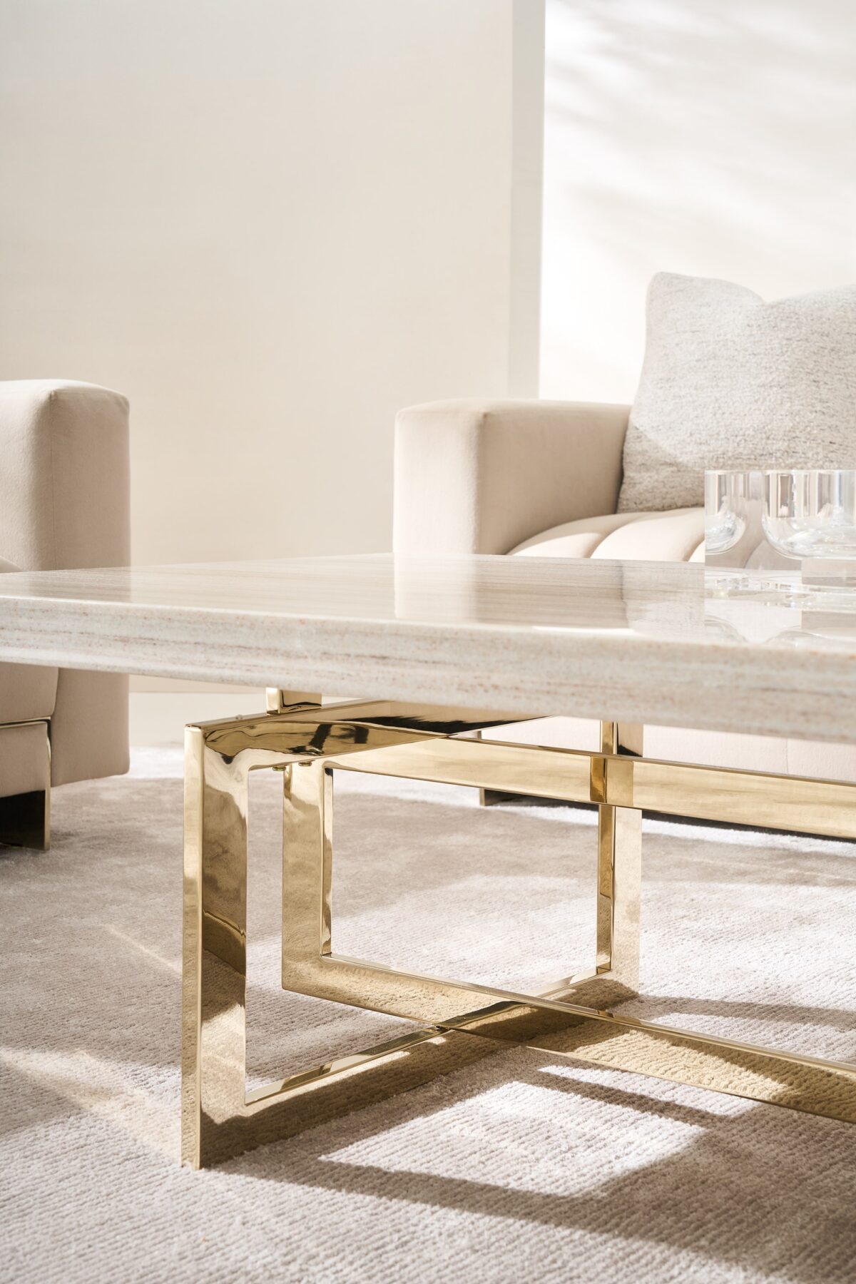 Wish You Were Here Cocktail Table by Caracole with a modern, elegant design.