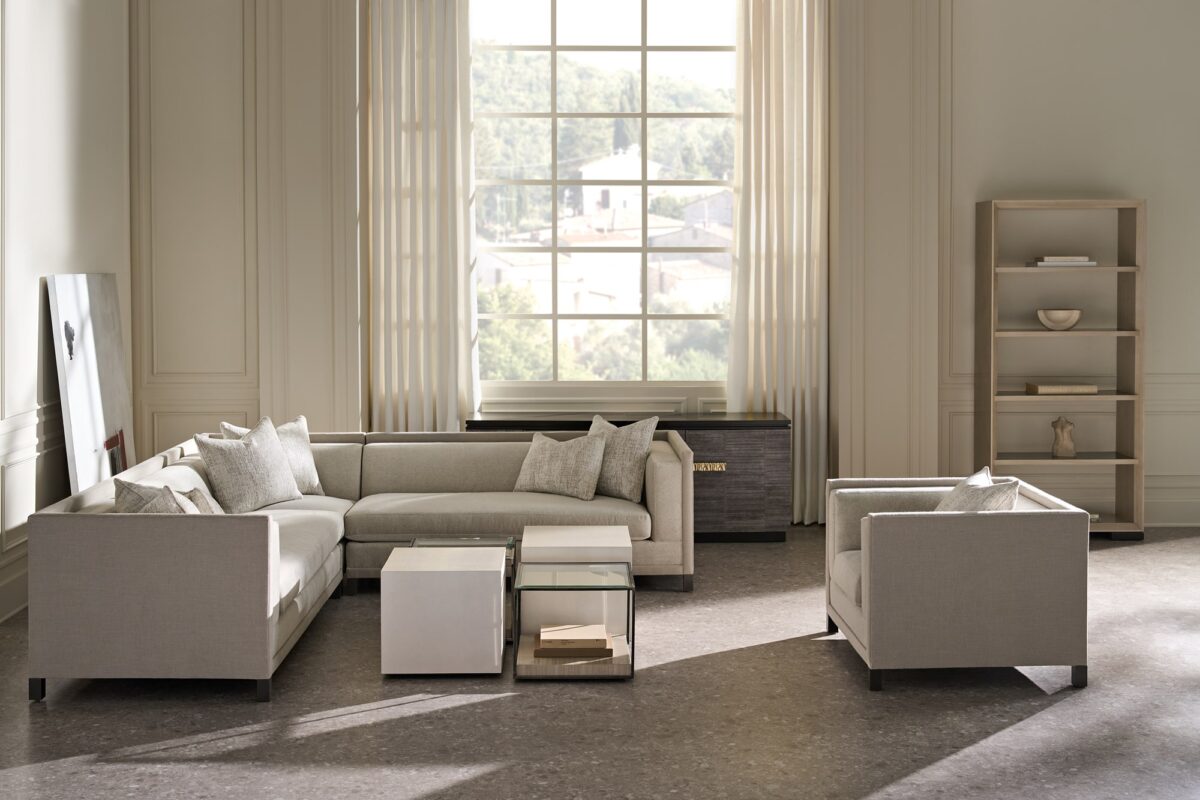 Solid Ground by Caracole with a sturdy, modern design.