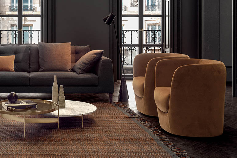 “Contemporary side table – Oplà by Pianca featuring elegant form and premium finishes”