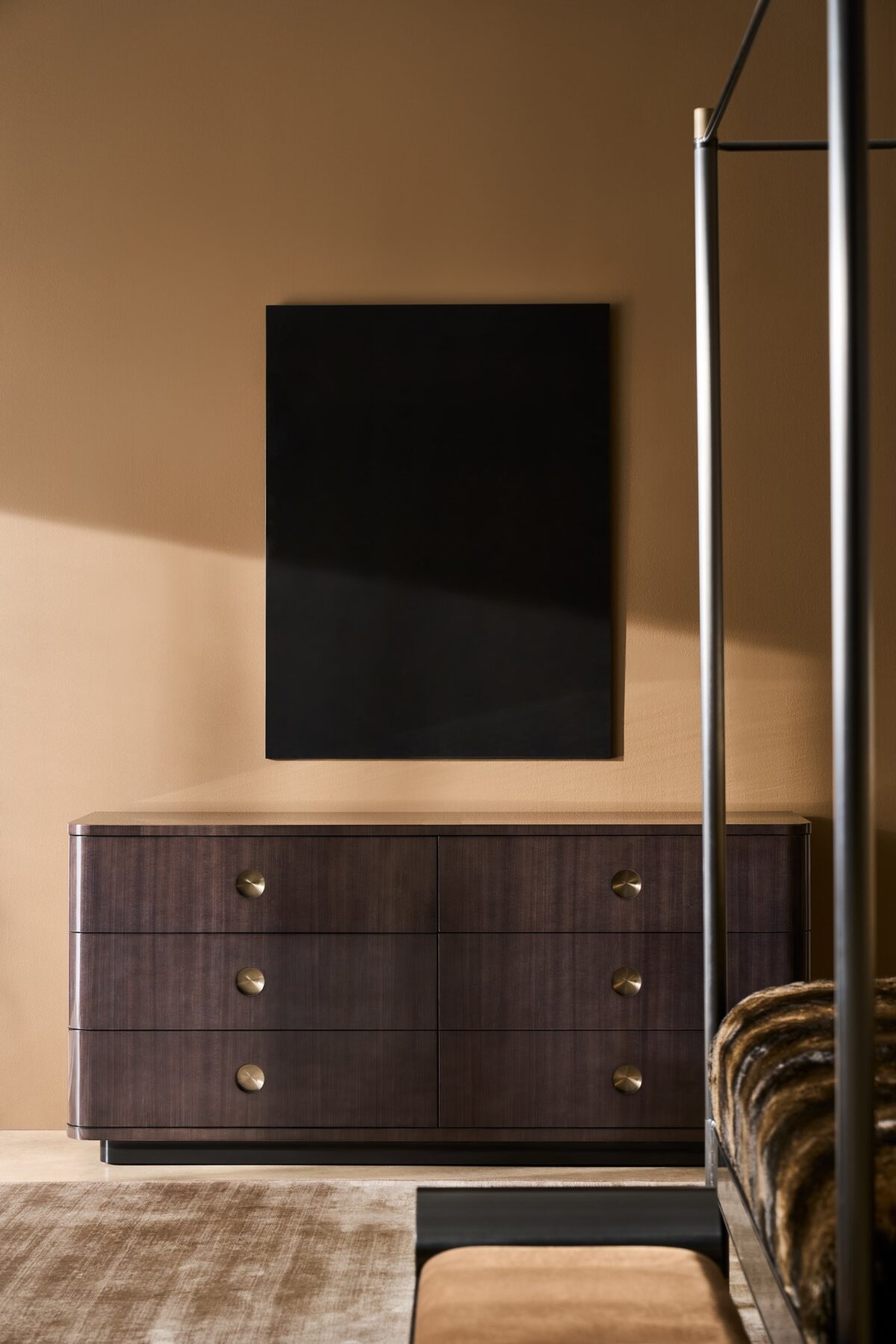 Caracole BACHELOR Dresser, featuring a compact yet functional design with multiple drawers and a sophisticated finish.