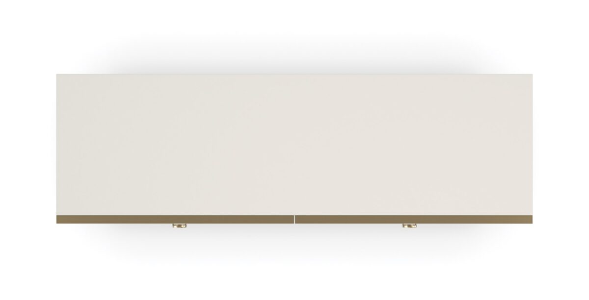 Modern dresser with a textured, layered facade and a sleek, low-profile design, BEDROCK Dresser by Caracole.