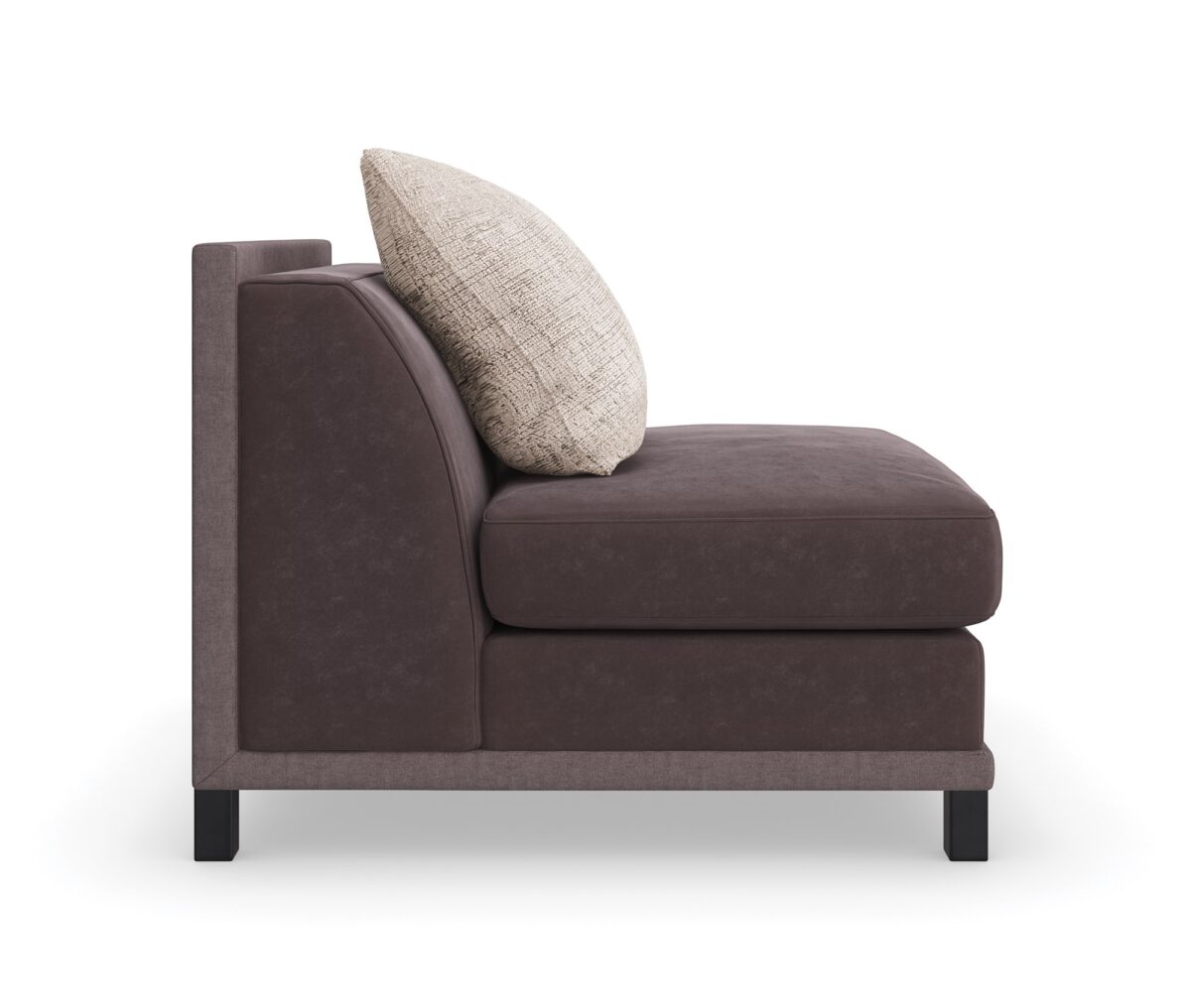 The Tuxedo Armless Chair by Caracole (SKU: UPH-423-AS1-A) is a sophisticated and versatile piece from the Caracole Upholstery collection. Designed as part of a modular sectional, it offers both style and functionality, making it an excellent choice for modern living spaces.