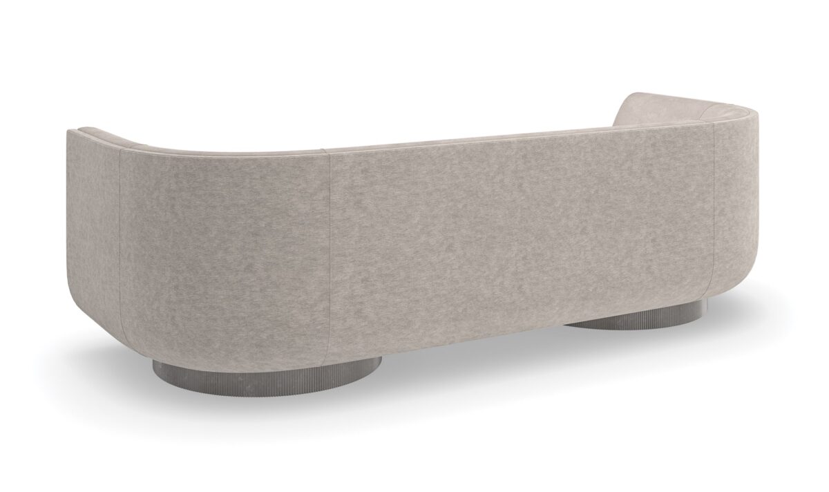 "Stylish and contemporary Clipper Sofa by Caracole, featuring sleek lines and plush cushions, perfect for adding elegance to any modern living space."