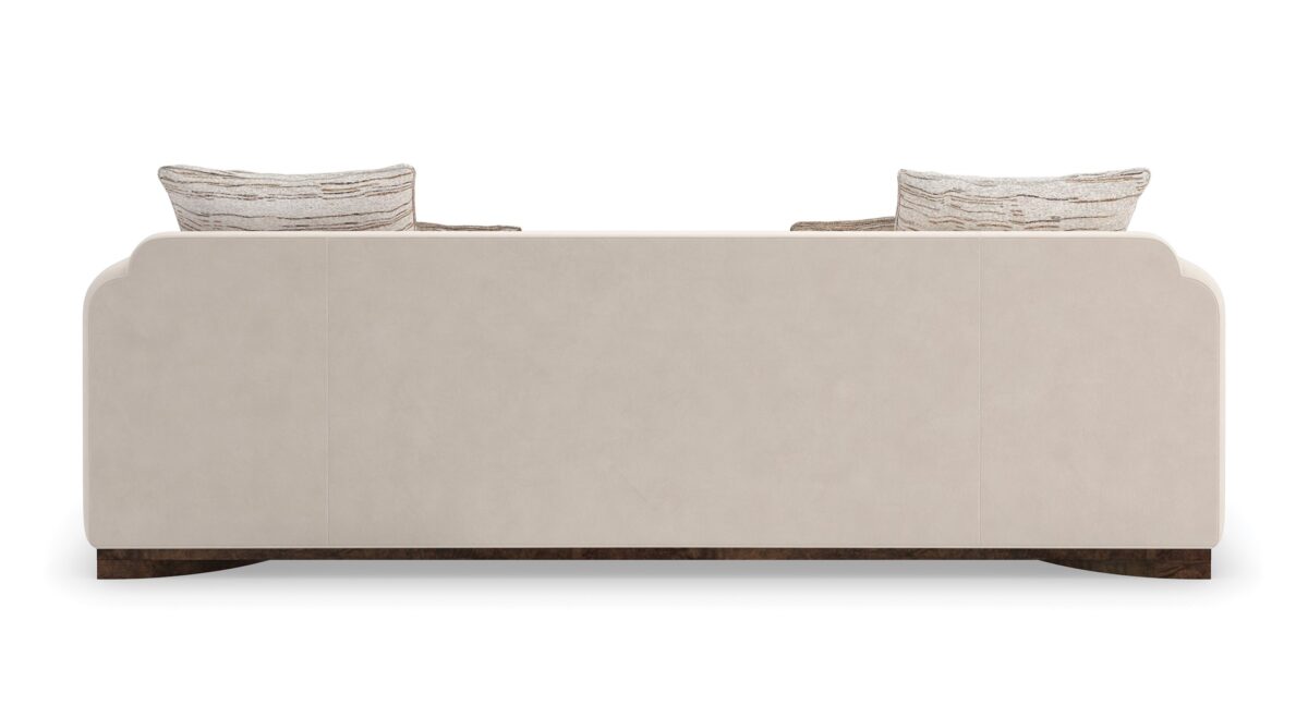 "Elegant and sophisticated Dimitri Sofa by Caracole, featuring plush upholstery and sleek design for a luxurious and comfortable addition to any room."